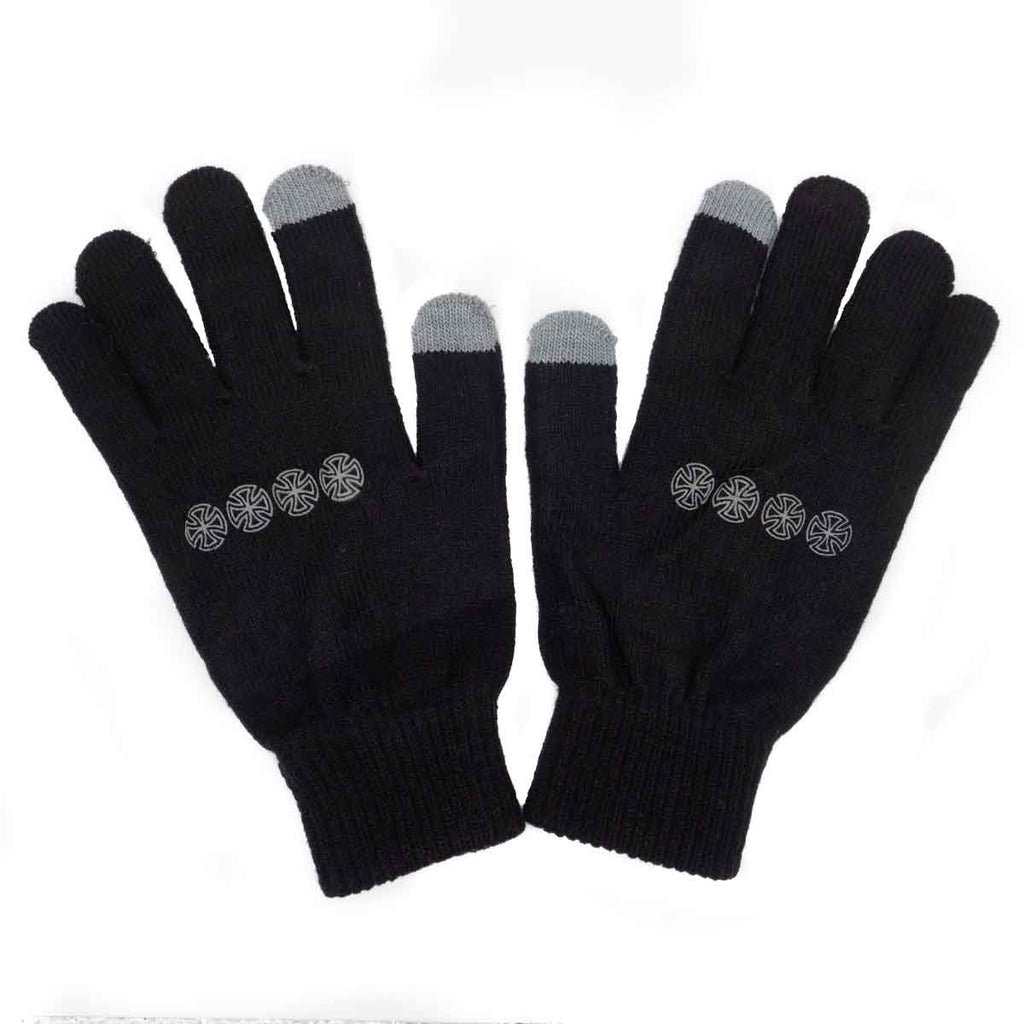 Independent Chain Cross Gloves Black  Independent   
