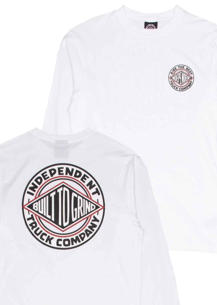 Independent Summit Longsleeve T-Shirt White  Independent   