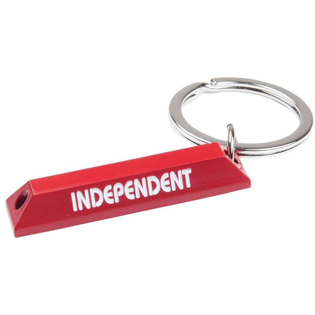 Independent Curb Keyring Red  Independent   