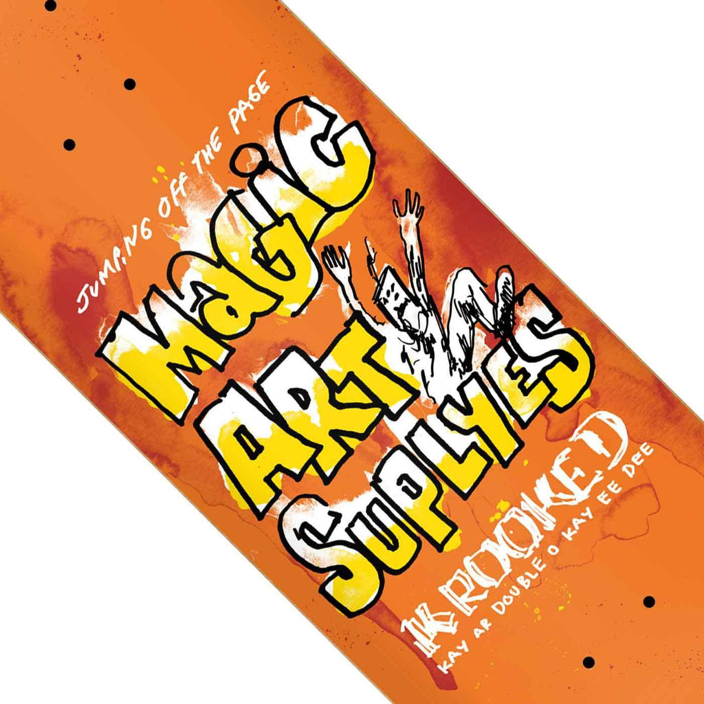 Krooked Magic Art Supplies 8.38 Deck Orange  Krooked   