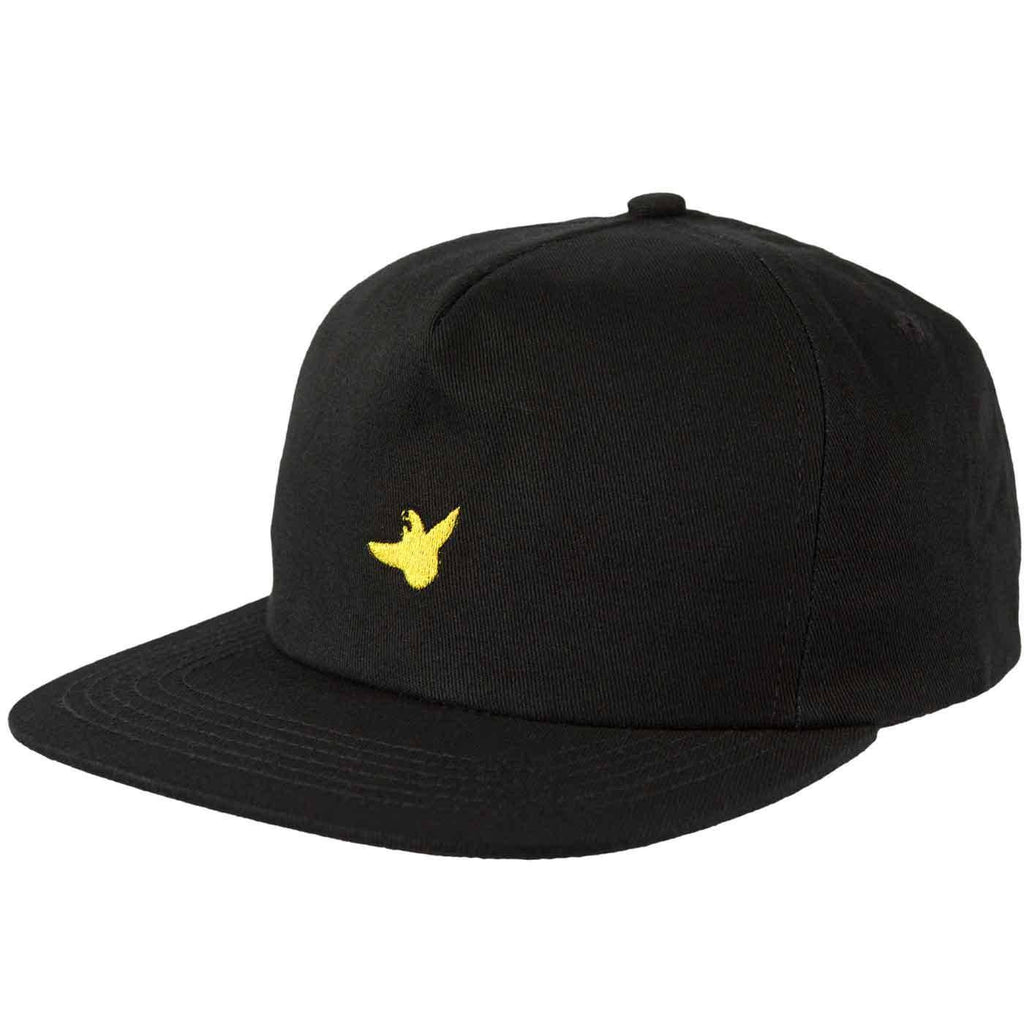 Krooked OG Bird Snap Back Cap Black Yellow  Krooked   