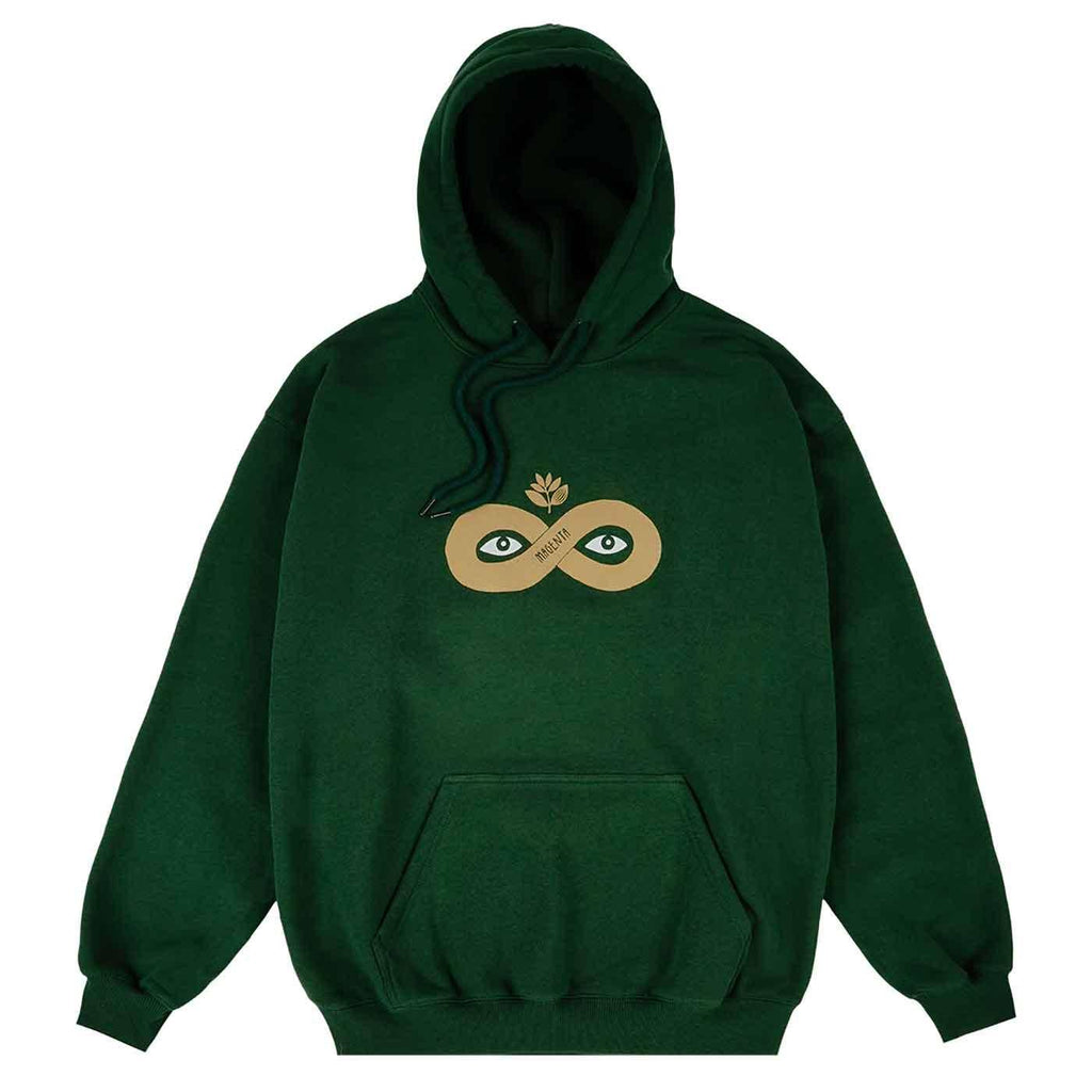 Magenta Extravision Hooded Sweatshirt Green  Magenta   