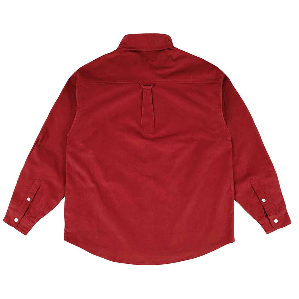 Magenta PWS Button Up Cord Shirt Red  Magenta   
