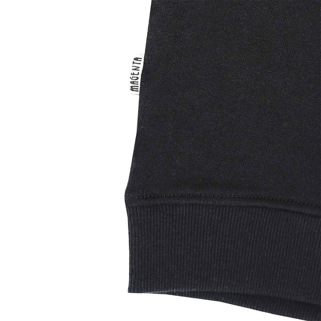 Magenta Travis Sleeveless V-Neck Sweater Black  Magenta   