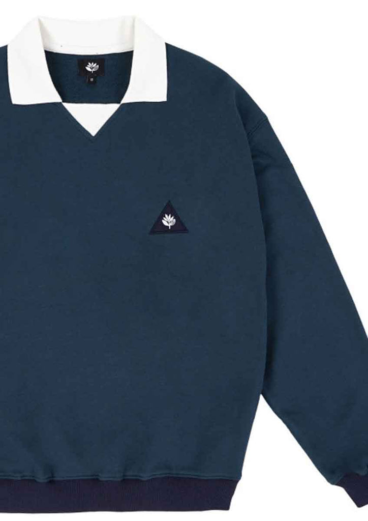 Magenta Swing Crewneck Sweatshirt Deep Sea  Magenta   