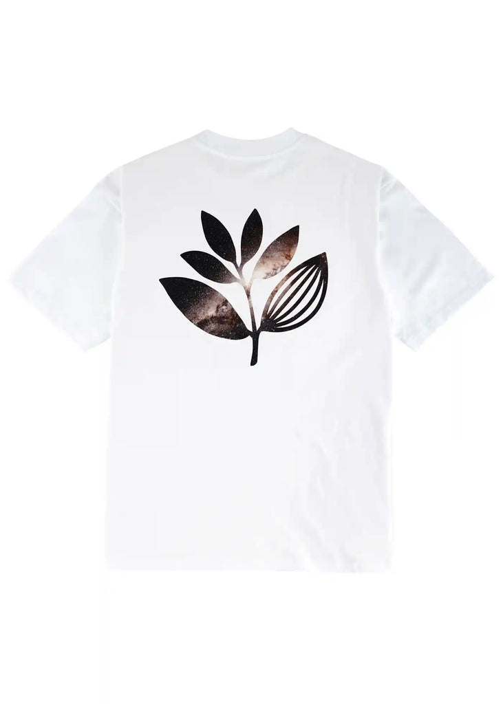 Magenta Universe T-Shirt Weiß Handelsware Magenta   