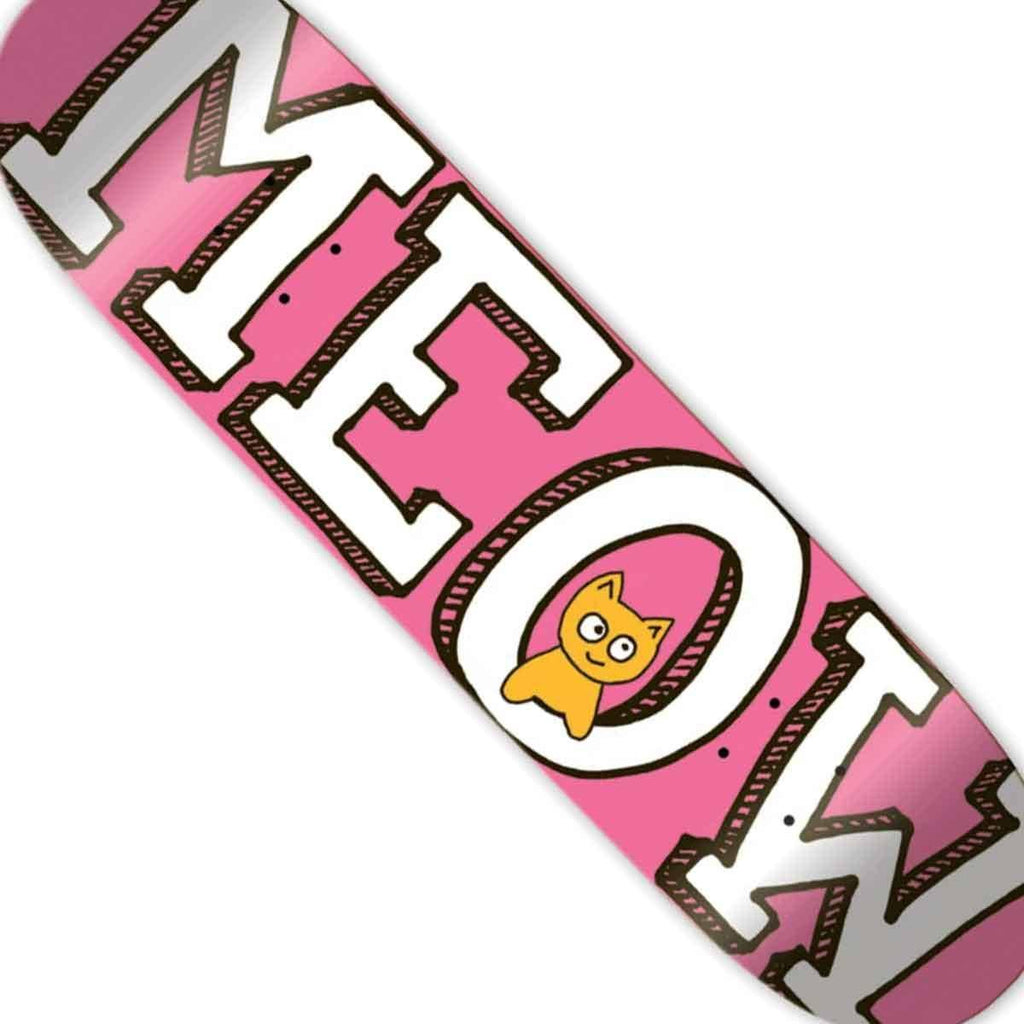 Meow Logo 7.75 Deck Pink  Meow   