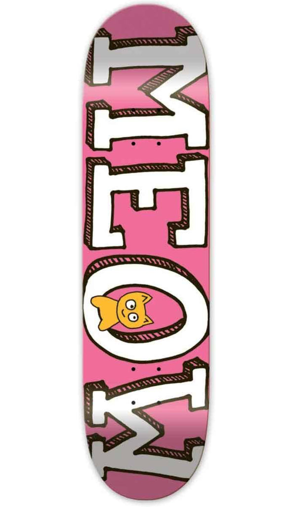 Meow Logo 7.75 Deck Pink  Meow   