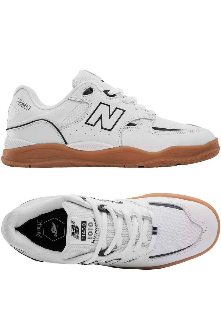 New Balance Numeric Tiago 1010 White Black Gum Schuh  New Balance Numeric   