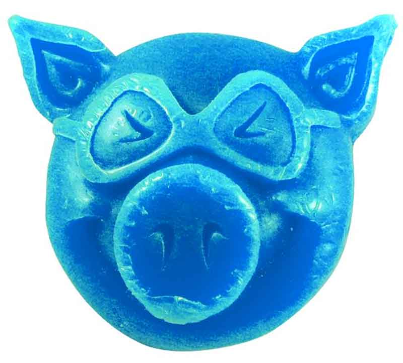 Pig Head Wax Blue  Pig   