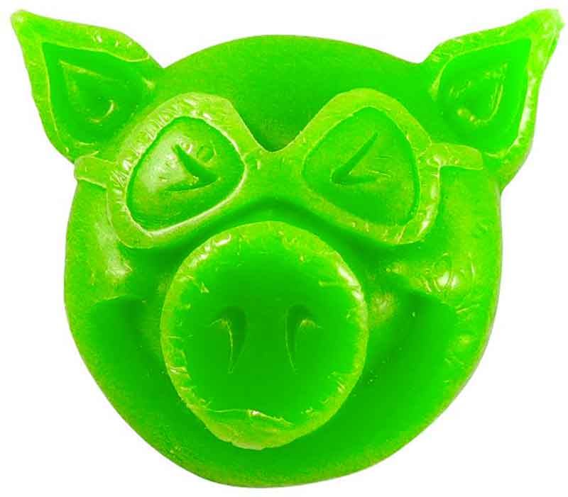 Pig Head Wax Green  Pig   