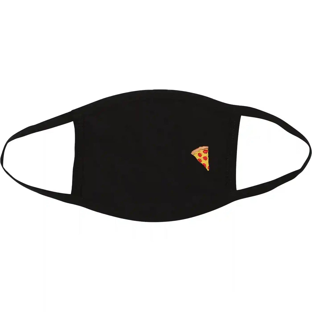 Pizza Skateboards Emoji Maske Schwarz Handelsware Pizza   