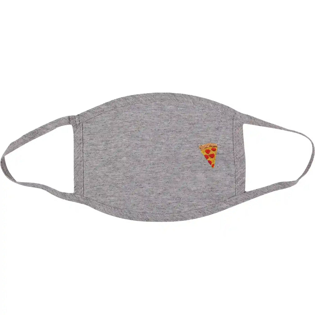 Pizza Skateboards Emoji Maske Grau Handelsware Pizza   