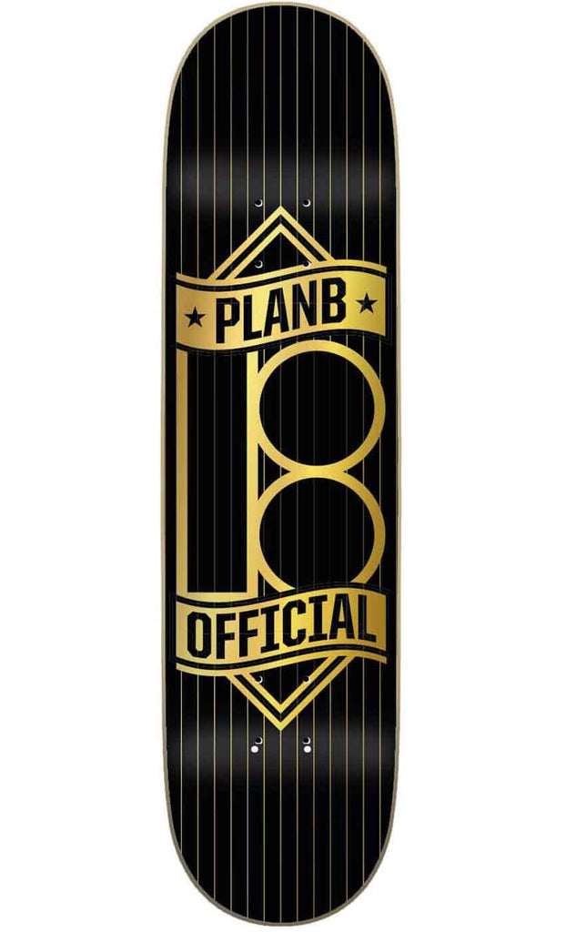 Plan B Banner Gold 8.25 Deck  Plan B   