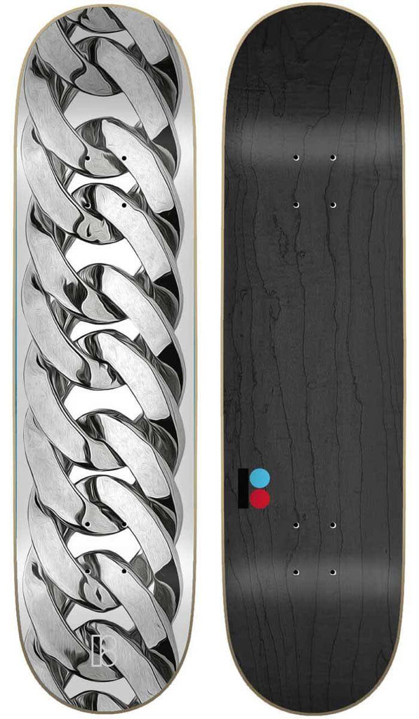 Plan B Chain 8.0 Deck Silver  Plan B   