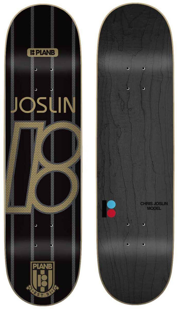 Plan B Joslin College 8.375 Deck Black Gold  Plan B   