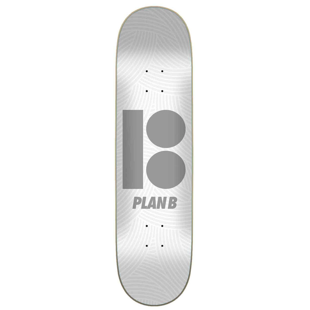 Plan B Texture 8.0 Deck White  Plan B   
