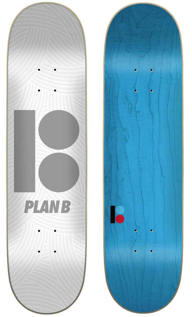 Plan B Texture 8.0 Deck White  Plan B   