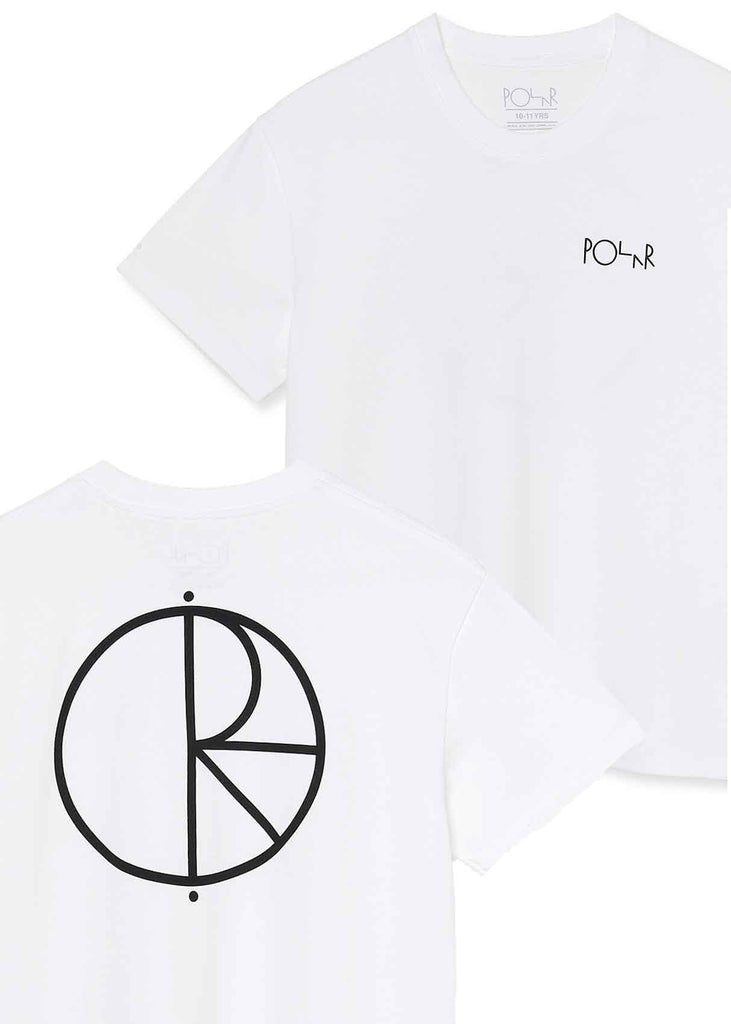 Polar Skate Co. Stroke Logo T-Shirt White Handelsware Polar   