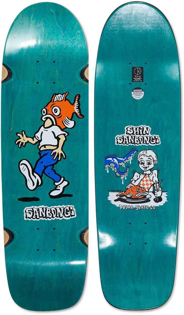 Polar Skate Co. Sanbongi Fish Head 9.0 Surf Shape Deck  Polar   