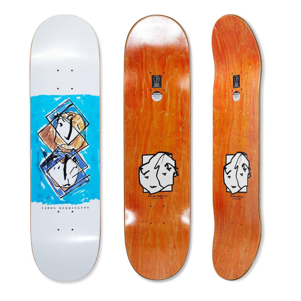 Polar Skate Co. Herrington Twisted 8.5 Deck  Polar   