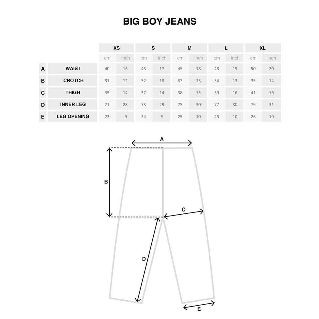 Polar Skate Co. Big Boy Jeans Pitch Black  Polar   