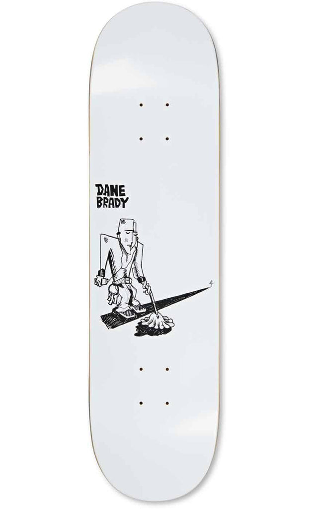 Polar Skate Co. Brady Moping 8.25 Deck White  Polar   