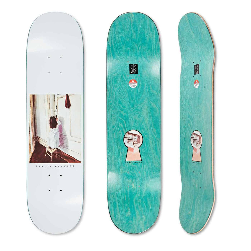 Polar Skate Co. Halberg Keyhole 8.0 Deck  Polar   