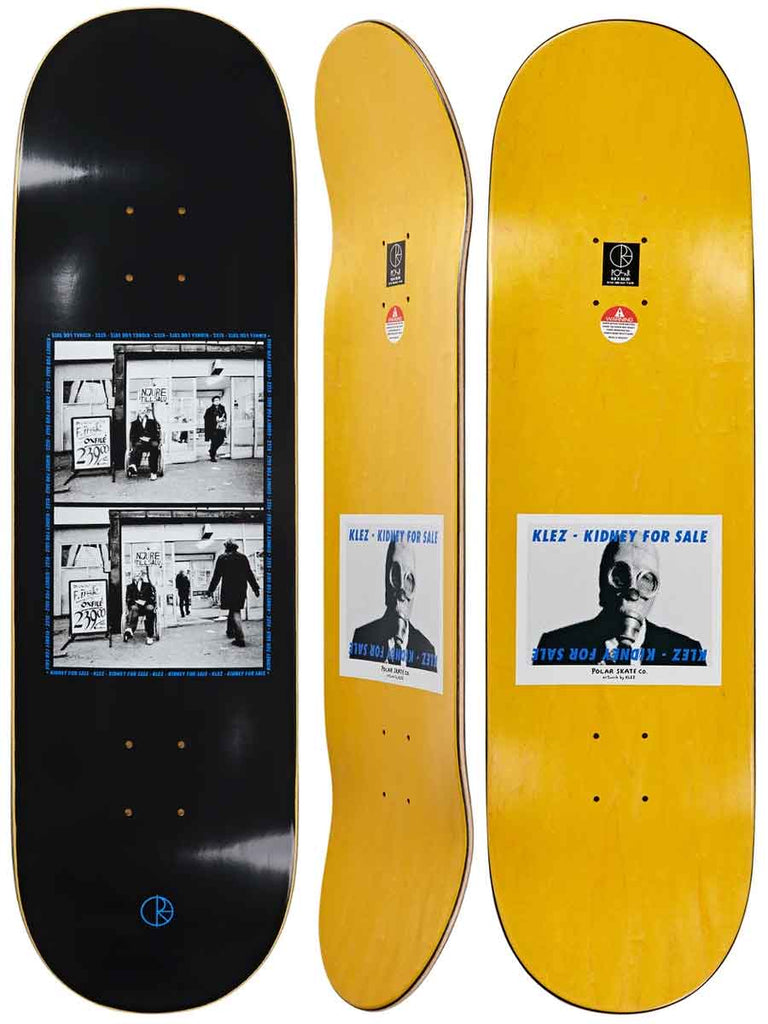 Polar Klez Kidney For Sale 8.375 Deck Black  Polar   