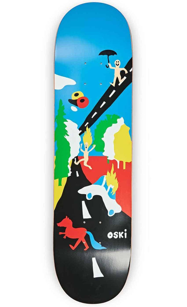 Polar Skate Co. Oskar Beautiful Day 8.5 Deck Black Blue  Polar   