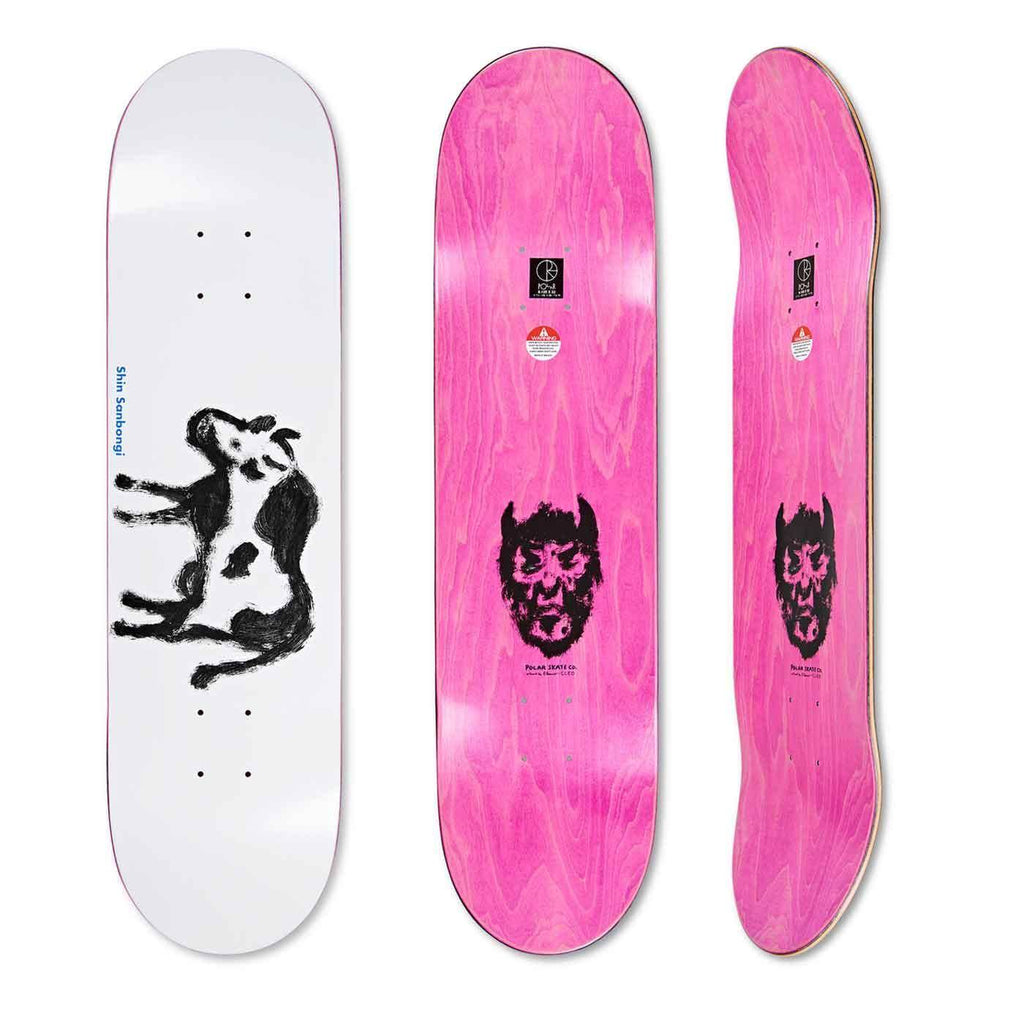 Polar Skate Co. Sanbongi Cow Devil 8.5 Deck  Polar   