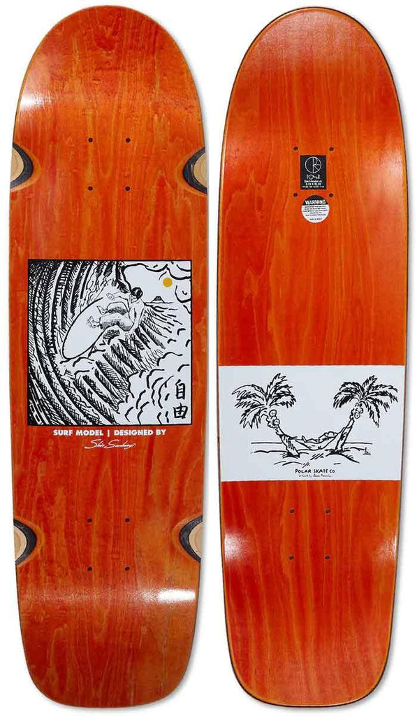 Polar Skate Co. Sanbongi Freedom 8.75 Surf Jr. Shape Deck  Polar   