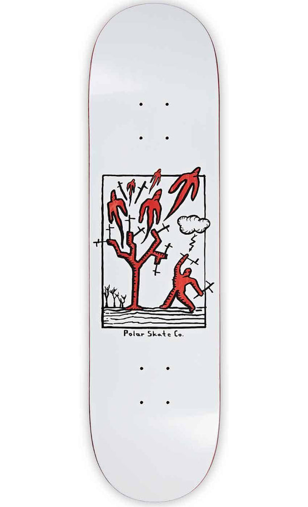 Polar Skate Co. Team Heaven 8.25 Deck White  Polar   