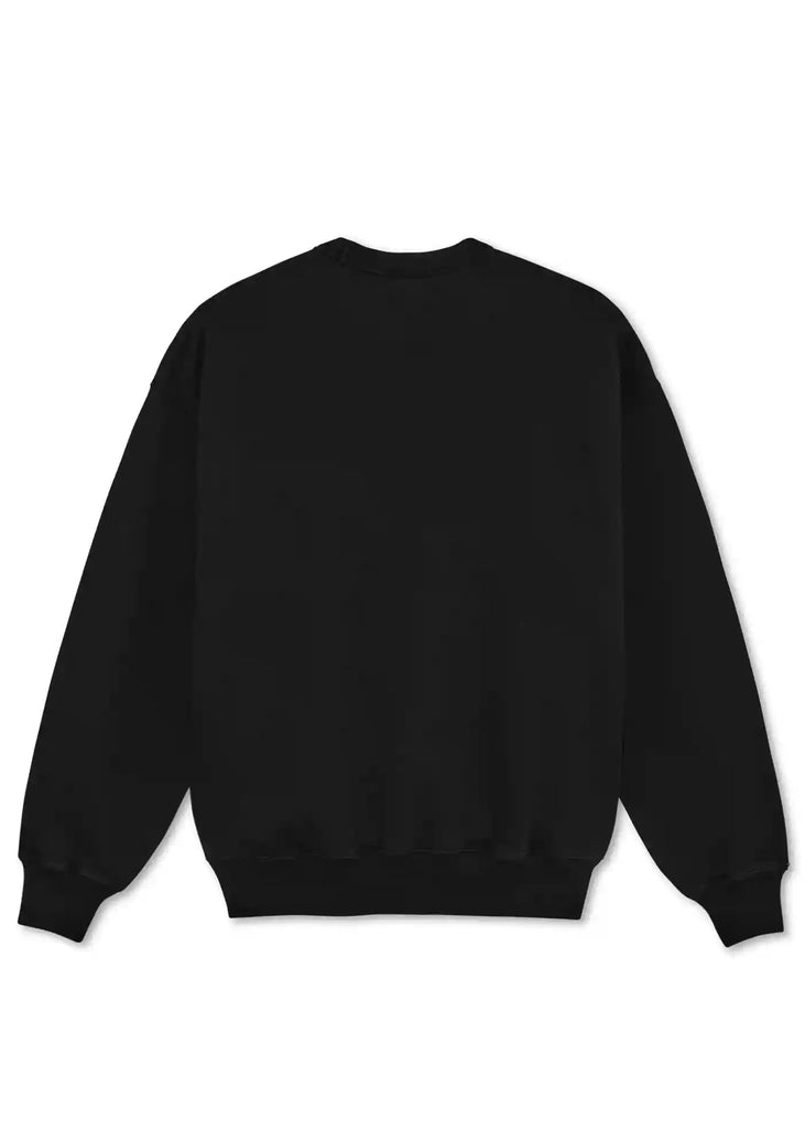 Polar Ed Patch Crewneck Sweatshirt Black Handelsware Polar   