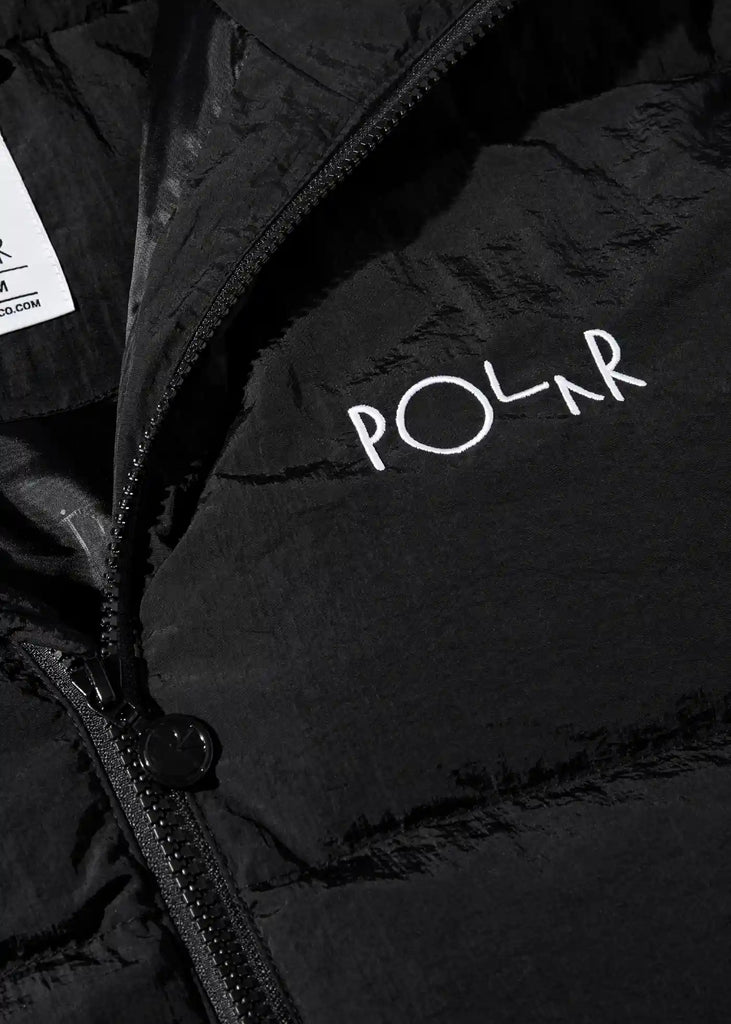 Polar Pocket Puffer Jacket Schwarz Handelsware Polar   