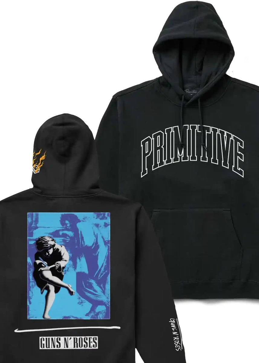 Primitive X Guns N Roses Estranged Hoodie Black – Freedom Skateshop