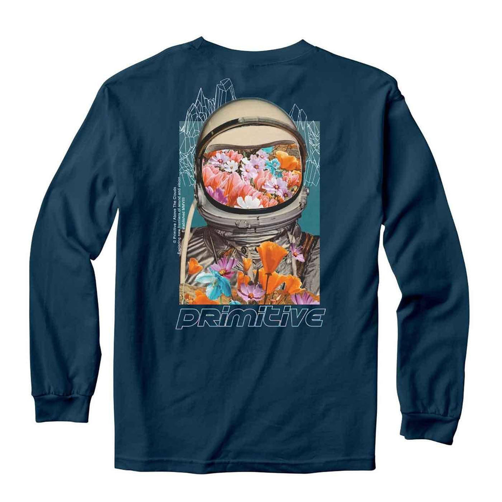 Primitive Contact Longsleeve T-Shirt Harbor Blue  Primitive   