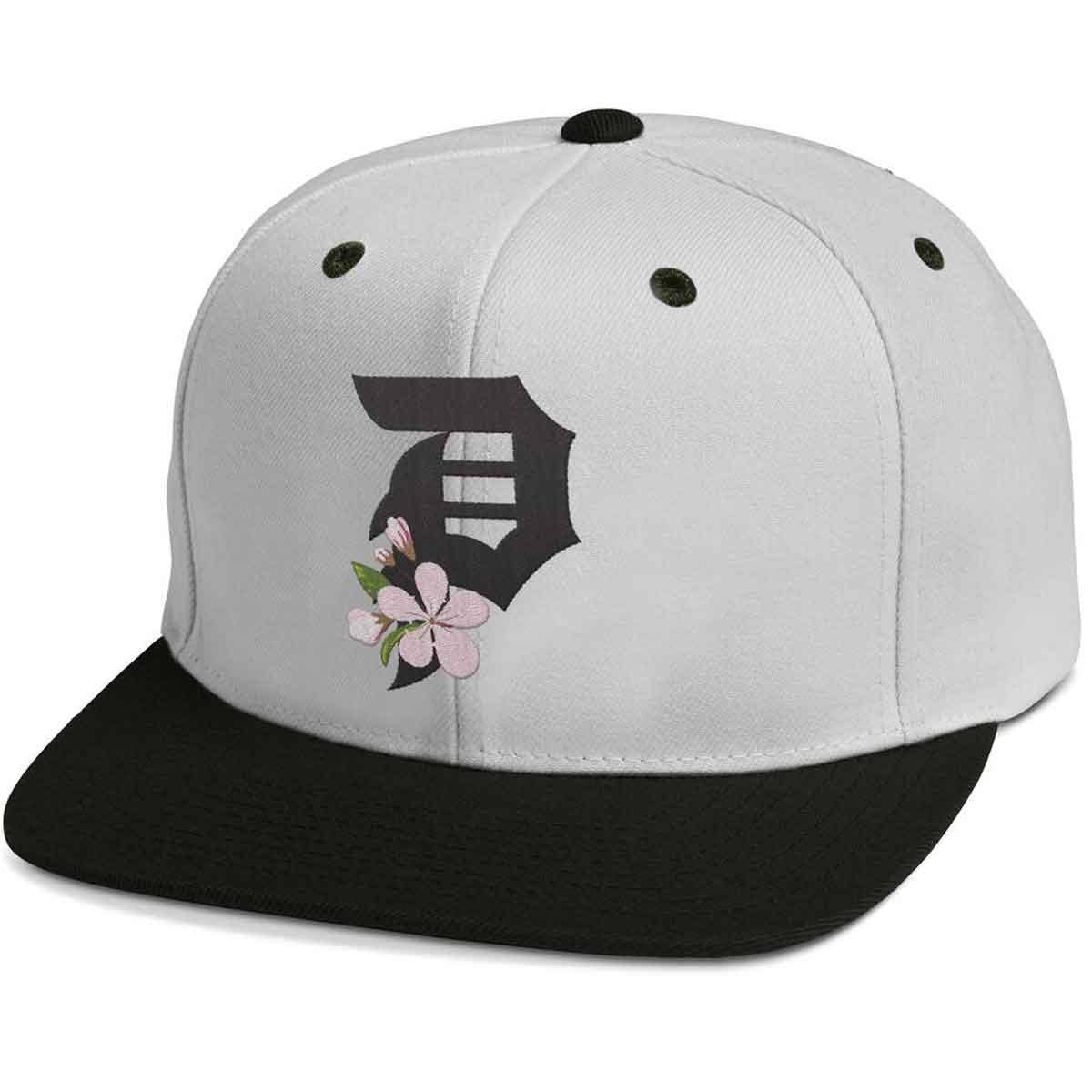 Cherry Blossom Dad Hat, White