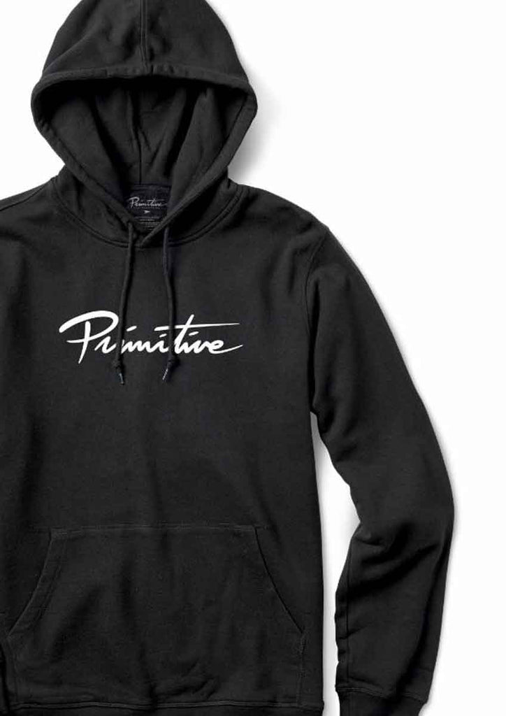 Primitive Nuevo Hooded Sweatshirt Black White  Primitive   