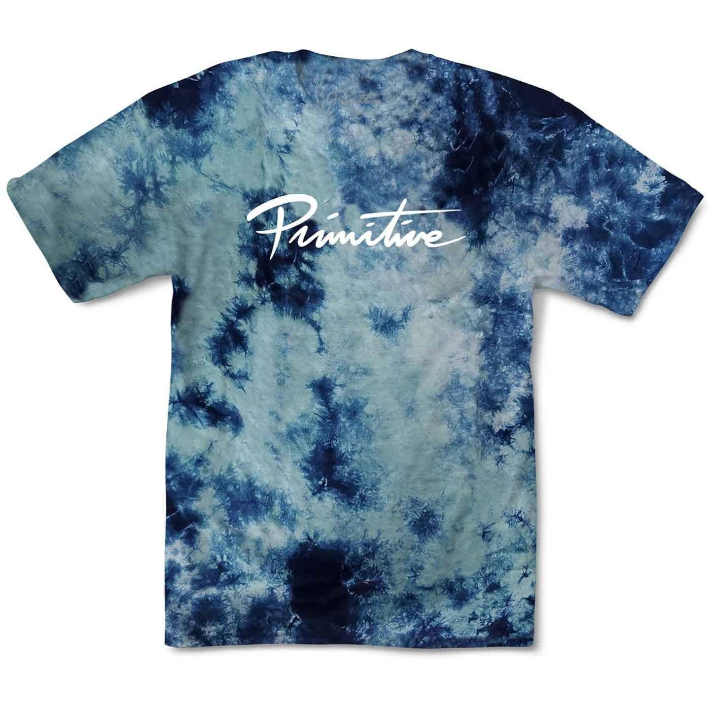 Primitive Nuevo Washed T-Shirt Blue – Freedom Skateshop