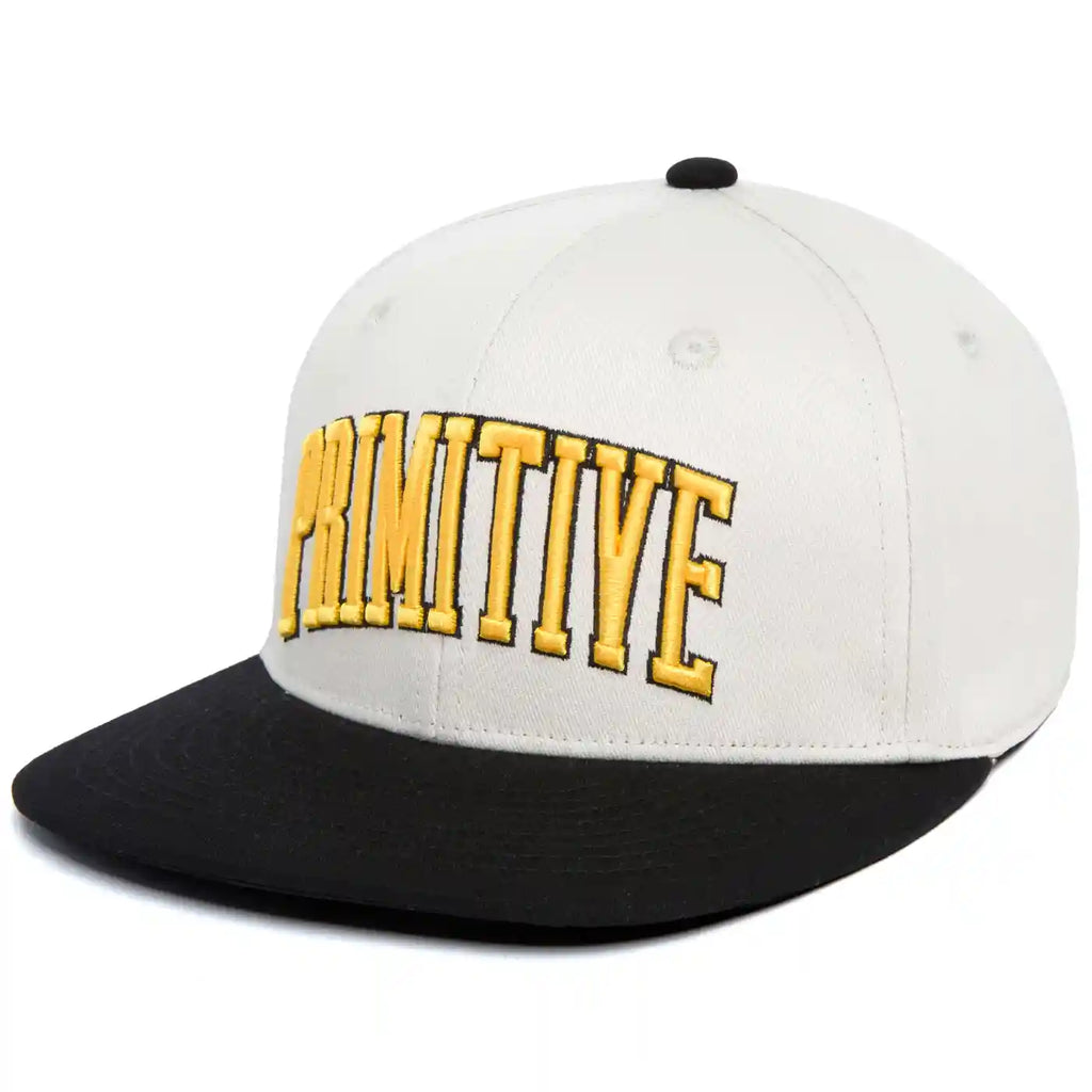 Primitive Collegiate Snapback Cap White  Primitive   