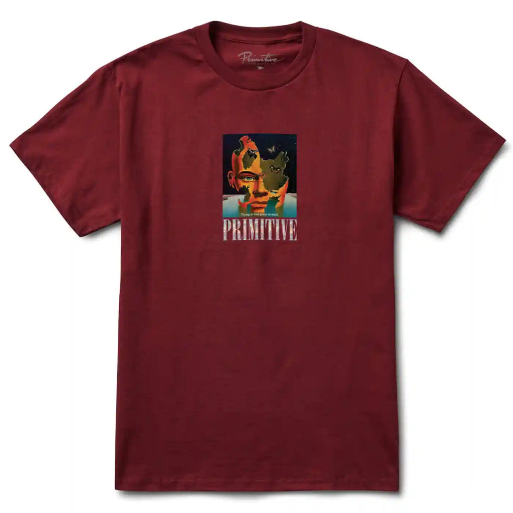 Primitive Head Case T-Shirt Burgundy  Primitive   