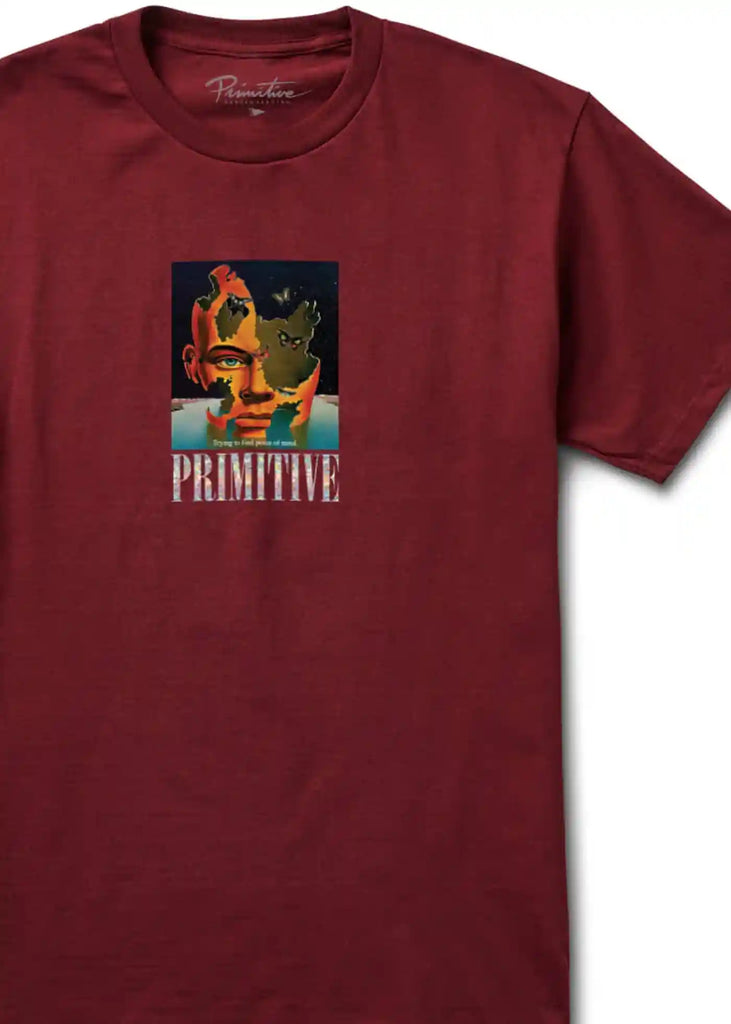Primitive Head Case T-Shirt Burgundy  Primitive   