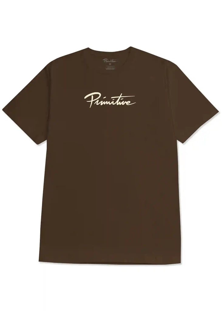 Primitive Nuevo T-Shirt Braun Handelsware Primitive   