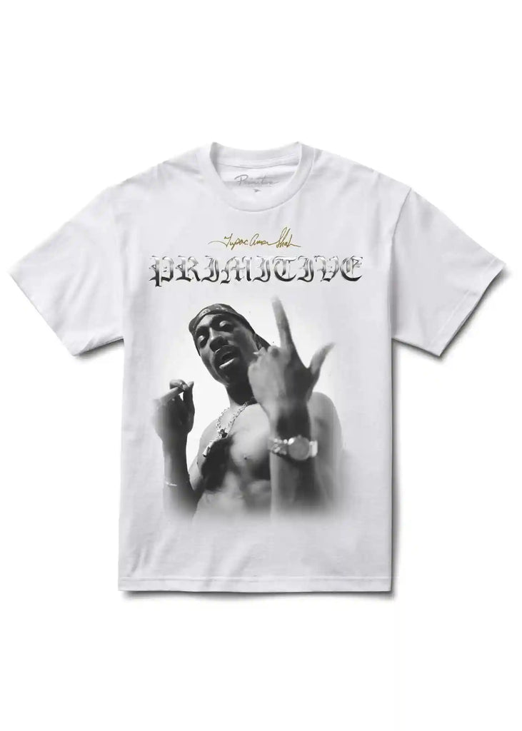 Primitive X Tupac One T-Shirt Weiß Handelsware Primitive   