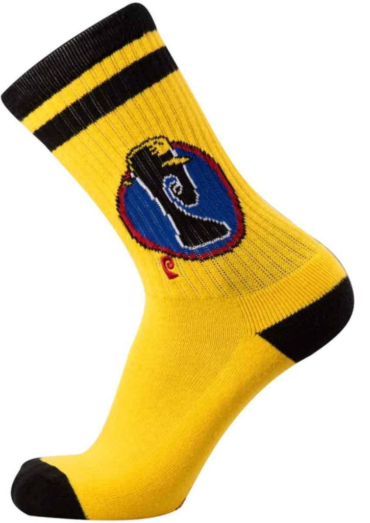 Psockadelic Pick Tracy Socks Yellow  Psockadelic   