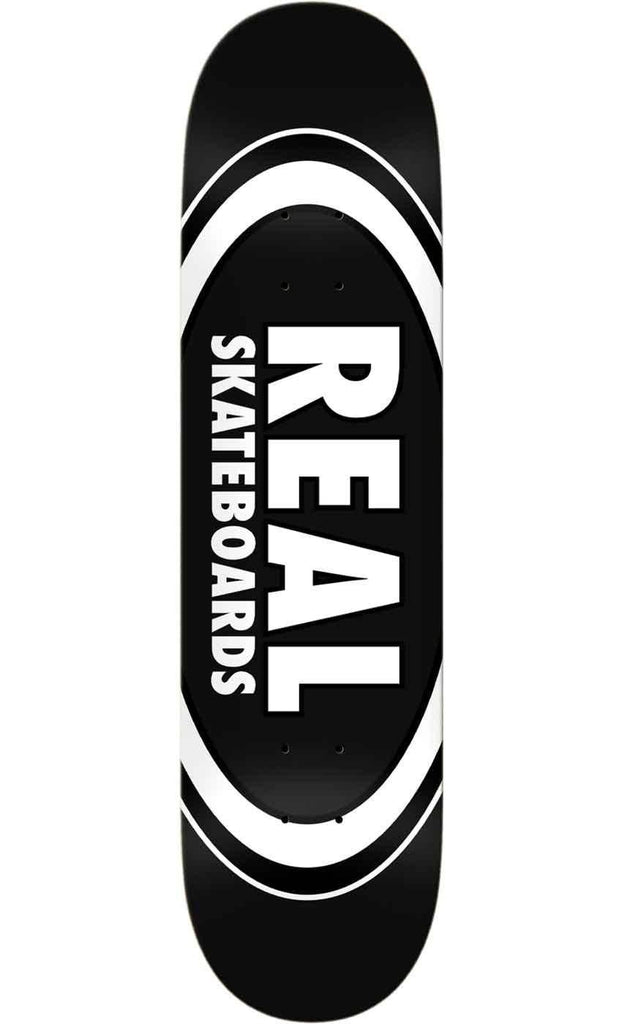 Real Classic Oval 8.25 Deck Black  Real   