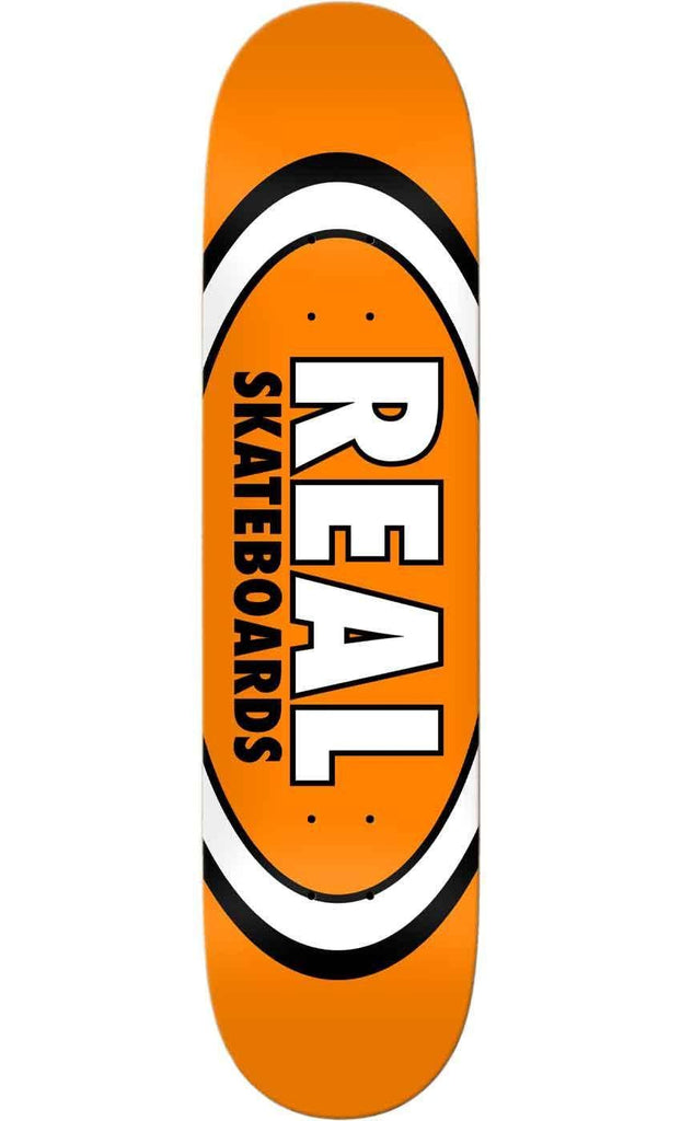 Real Classic Oval 7.5 Deck Orange Handelsware Real   