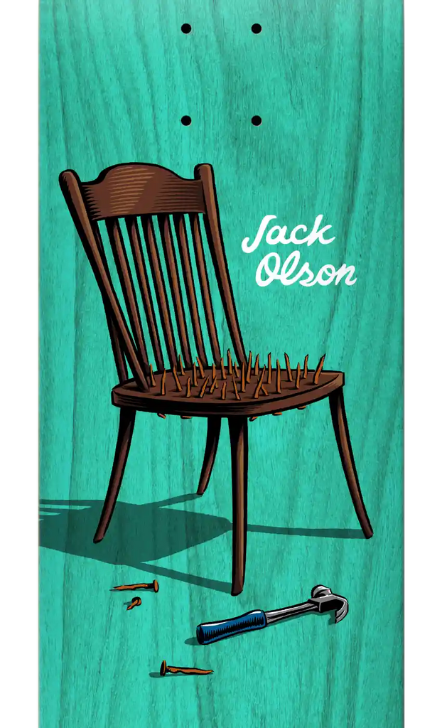 Real Olson Jackupuncture 8.25 Full SE Shape Deck  Real   