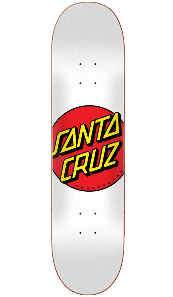 Santa Cruz Classic Dot 8.0 Deck White  Santa Cruz   